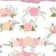 Floral clip art, wedding clipart, ranunculus flowers