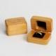 Personalized Wood Ring Box, Personalized Ring Holder, Wood Ring Bearer Box, Personalized Wedding Ring Box, Wooden, 1 Ring Box