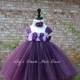 5%OFF deep purple flower girl dress tutu dress eggplant flower girl  tutu dress plum tutu  plum tutu dress purple tutu dress