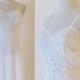 40% OFF SALE Vintage 1950's Lingerie Full Slip / 60's White Satin Lace Undergarment Slip / Intimate Apparel