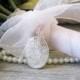 Crystal Cross Brides Bouquet Locket,  Christian Wedding