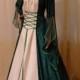 celtic dress, medieval gown,  handfasting dress, renaissance, plus size dress, wedding custom made
