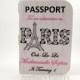 Passport to Paris Invitation & Boarding Pass, Save the Date, Birthday Party , Wedding Invitations, Baby Shower, QUINCEANERA