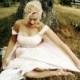 Custom Couture Made To Fit Marilyn Monroe White Alencon Lace 50s Wedding Dress