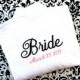 Bride Robe with Date - Wedding gift for Bride  - Name and Date on Back of robe - Shower Gift - Bridal - Weddings
