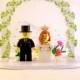 RESERVED LISTING for Kayla ONLY - Custom Wedding Cake Topper -  Bride & Groom
