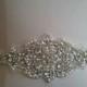 SALE - Wedding Belt, Bridal Belt, Sash Belt, Crystal Rhinestone & Off White Pearls - Style B200077