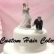 Personalized Wedding Cake Topper - Fishing Couple - Bride and Groom Wedding Cake Topper - Fishing Theme Wedding - Fishing Bride and Groom