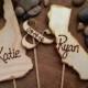 CUSTOM Wedding Cake Toppers USA States Rustic Personalized with YOUR Names Transplants 3-pc Set Vintage Travel Country Texas Organic Natural