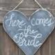 Wooden Chalkboard Heart for Weddings and Engagements, Photo Prop, Flower Girl, Ring Bearer Prop