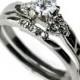 cz ring, cz wedding ring, cz engagement ring, wedding ring set, ring set, cz wedding set, cubic zirconia size 5 6 7 8 9 10 - MC16941T