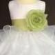 WHITE Wedding Bridal Bridesmaids Pageant Especial Ocascion Ruffles Flower Girl Dress 6 12 18 254 Months 2 4 6 8 10 12