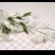 Vintage Baby's Breath Flower Spray Wedding White NOS for Bridal Arrangements Hair Clips Bouquet Corsage Tiny Blossoms Gypsophila