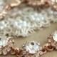 Wedding Bracelet  Rose Gold Rhinestone Bracelet Swarovski classic Crystal bracelet , bridesmaids,Bridal jewelry - 18k gold  plated.
