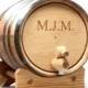 Rustic Whiskey Barrel: 2 liter Oak Barrel - Personalized Groomsmen Gift, Christmas, Father's Day, Dad, Men's Gifts