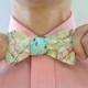 Men's Bow Tie in World Map (light) - free style self tie bowtie groomsmen custom wedding ties travel world maps blue