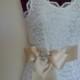 Wedding Belts Bridal Sash ribbon sashes bridesmaid accessories Beige Champagne - SWISS SATIN 2 or 2.75 inch width