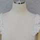 Detachable Ivory Alencon Lace Straps to Add to your Wedding Dress it Can be Customize