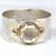 Handmade Engagement Ring - Fine 14k gold ring silver ring White Topaz Gemstone Similar diamond ring MADE TO ORDER