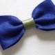 Dog Bow Tie BLUE Collar Attachment doggie bowtie formal wear, Wedding outfit Pet Clothing