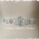 SALE ~ Rhinestone Crystal Pearl Bridal Sash, Pearl Rhinestone Wedding Sash, No 4060S Wedding Accessories, Pearl Belt, Jeweled Pearl Sash