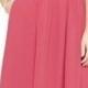 Women's Chiffon One Shoulder Maxi Bridesmaid Dress Fashion Colors- TEVOLIO