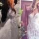 2015 New Mermaid Wedding Dresses With Lace Applique Tulle Sheath Sleeveless Sweetheart Vestido De Novia Train Bridal Gown Dress Custom Made, $118.53 