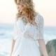 Lace Wedding Gown bohemian vintage style boho beach wedding dress- Parie Gown Custom