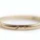 Recycled 14k Yellow Gold Wedding Band/Stacking Ring - Restored Estate Jewelry