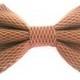 Dog Bow Tie Small Medium Large Removable Brown Bow Tie