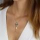 14K Gold Filled Labradorite Eye Necklace, Naturl Labradorite, Bezel Set,  Dainty Delicate, Gemstone Necklace, Gift FOR HER