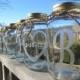 20 Mason Jar Etched, QUART Mason Jars - 20 Wedding Mason Jar Center Pieces