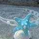 Starfish Mermaid Headband-SCUBA BLUE-Beach Weddings, Mermaids, Destination Wedding, Tiffany Aqua Blue, Starfish Hair Accessories, Seashore
