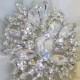 Rhinestone Brooch - Crystal Brooch - Vintage Style Brooch- Perfect For Bridal Wedding Bouquets - Bridal Sash