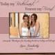 Bridesmaid Picture Frame, Maid of Honor Frame, Personalized Gifts, Custom Picture Frame