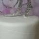 5" Tall Initial Monogram Wedding Cake Topper Swarovski Crystal Rhinestone Letter A B C D E F G H I J K L M N O P Q R S T U V W X Y Z