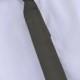 Little Boy Tie - Classic Solid Dark Charcoal Grey Adjustable Baby / Toddler / Little Boy / Child Skinny Tie Necktie