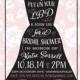 Little Black Dress. - Custom Digital Wedding Shower Invitation Bridal Shower Bachelorette