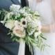 Green and Ivory Organic Real Wedding