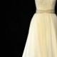Vintage Fairy Wedding Dress-custom Gown-Made To Order In Light Ivory