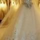 2014 Newest Romantic Luxury Bride Dress Crystals Cathedral Wedding Dresses Online with $276.44/Piece on Hjklp88's Store 