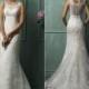 White/Ivory Lace Wedding Dress Bridal Gown Custom Size4 6 8 10 12 14 16 18 20