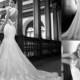 New Retro Backless Lace Mermaid Bridal Wedding Dress Custom Size : 6 8 10 12