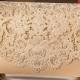 40 Pcs Golden Lace Wedding Invitation + 40 Thank You Cards - New