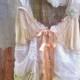 sustainable bespoke wedding GOWN alternative bohemian natural bride dress DEPOSIT