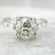 Stunning Two Carat Old Mine Cut Solitaire Diamond Engagement Ring DV48EY-D