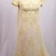 60s Ivory Wedding Gown * 1960s Ivory Bridal Gown * 60s Wedding Dress * Beaded Wedding Dress * 60s  Dress * Mod Wedding Dress * Miss Betsy