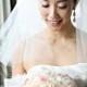 Wedding Bridal Veil, Double Layered Fingertip Veil - clean cut edge, white, soft white, ivory, blusher