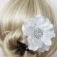 Flower Hair Clip Wedding Headpiece Bridal Accessory