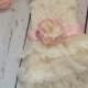 Girls Ruffle Dress-Flower Girl Dress-Ivory Shabby Chic Dress-Toddler Dress-Baby Lace Dress-Lace Ruffle Dress-Shabby Chic Wedding